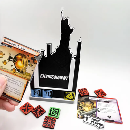 Marvel Champions New York Skyline Card Holder