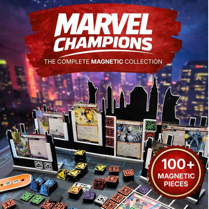 Marvel Champions LCG – Deluxe Magnetic Upgrade Set Upgrades & 3D Printed Accessories | DeluxyGames