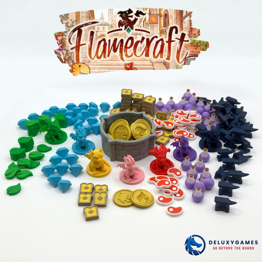 Kit de mejora de lujo de Flamecraft: dragones, recursos, monedas y pozo