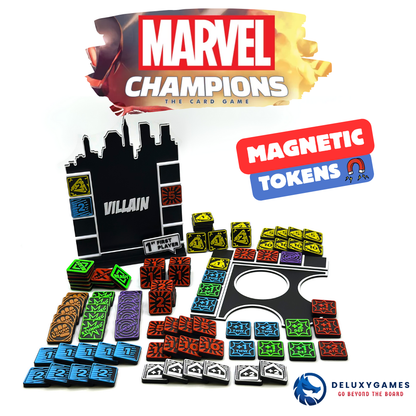 Marvel Champions LCG – Set de mejora magnético de lujo