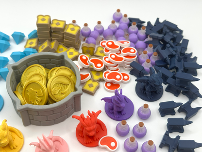 Kit de mejora de lujo de Flamecraft: dragones, recursos, monedas y pozo