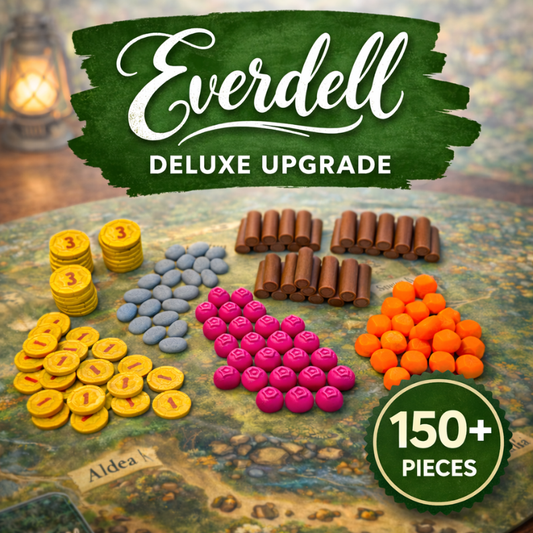 Everdell Resource Tokens & Gold Point Coins